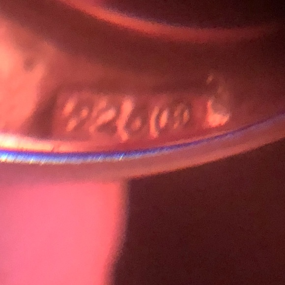 Sophisticated Silver Split Band Earrings - Picture 9 of 10